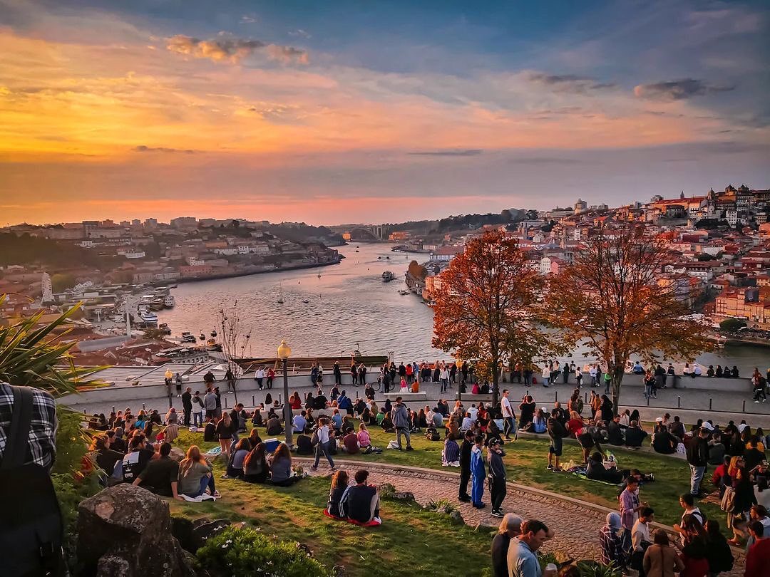 Pôr do Sol no Jardim do Morro