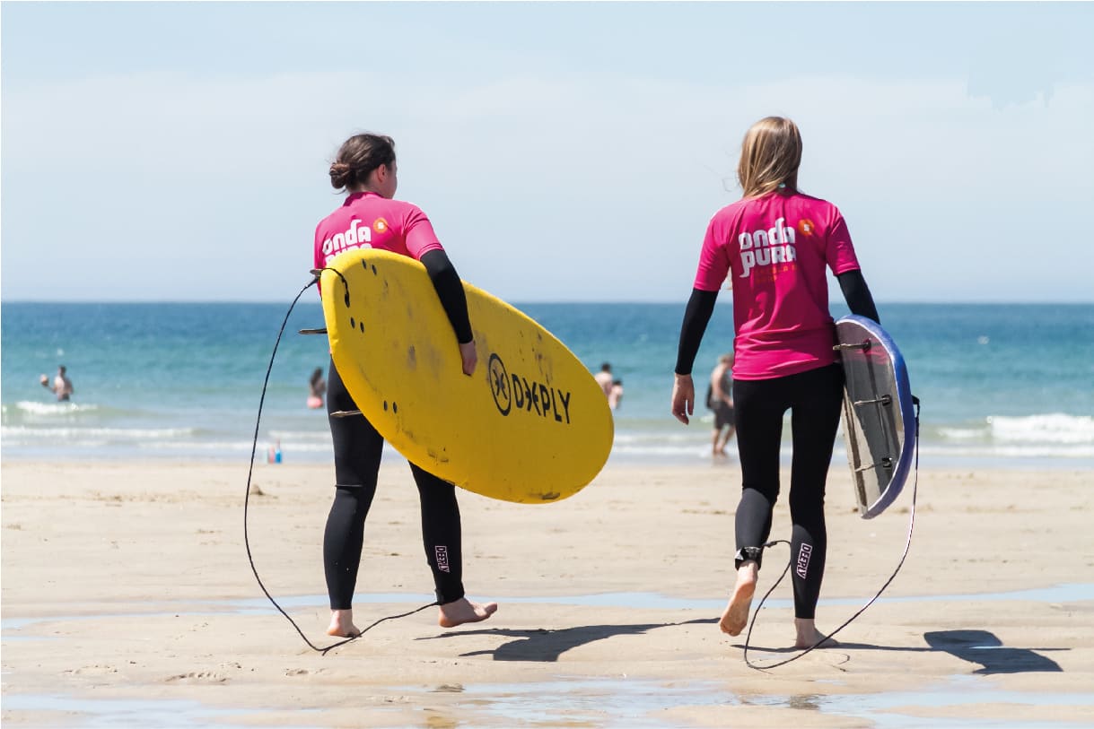 Aula de Surf na Praia de Matosinhos